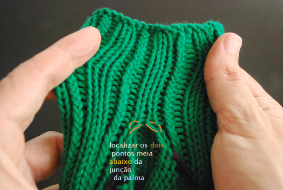 blog tricô em prosa - tutorial - Como evitar buracos no polegar de luvas